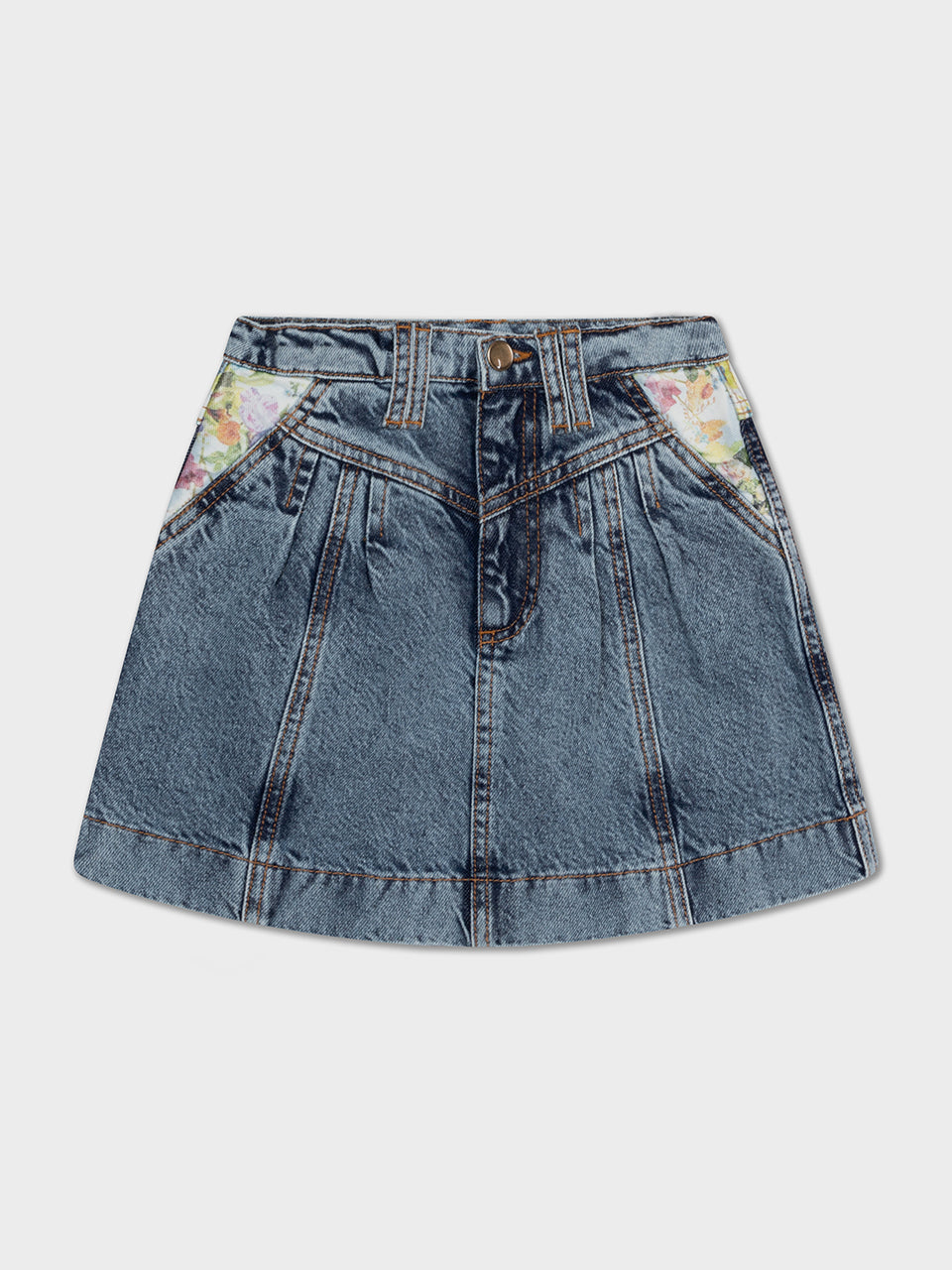 Repose AMS - Bob Denim Skirt