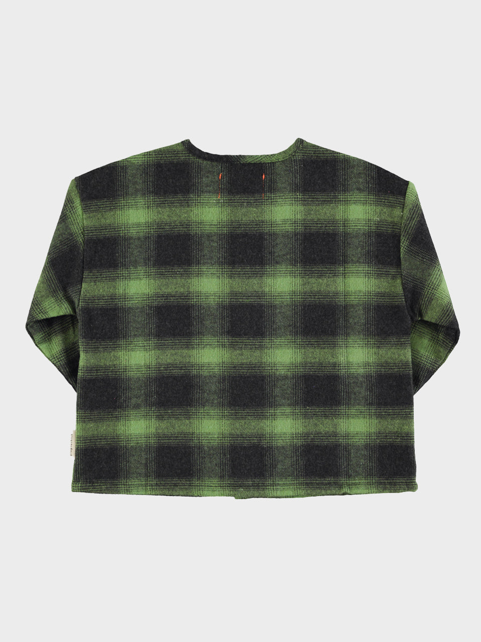 piupiuchick - Long Sleeve Shirt - Green & Black Checkered