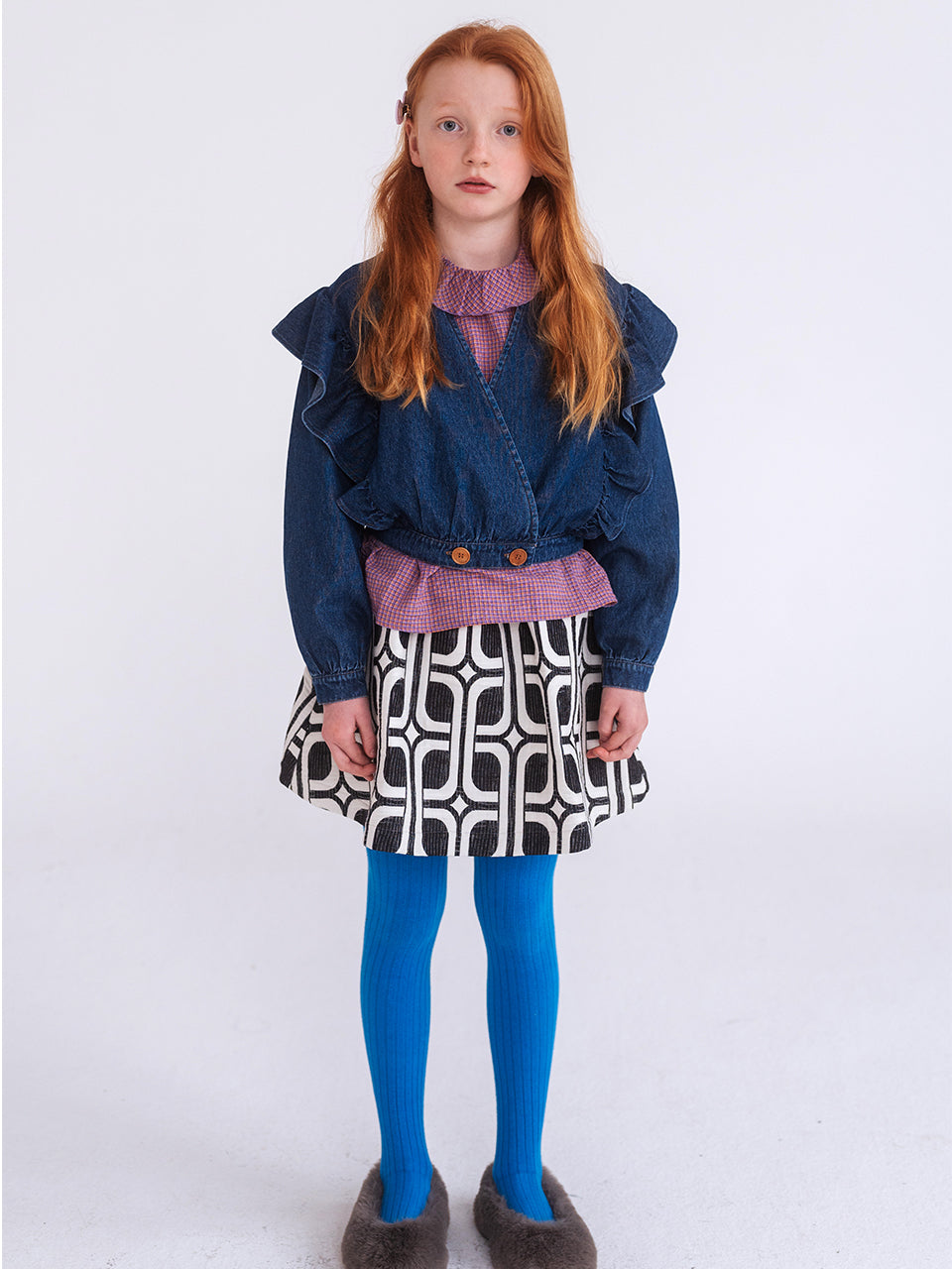 Repose AMS - Mini Skirt - Line Maze