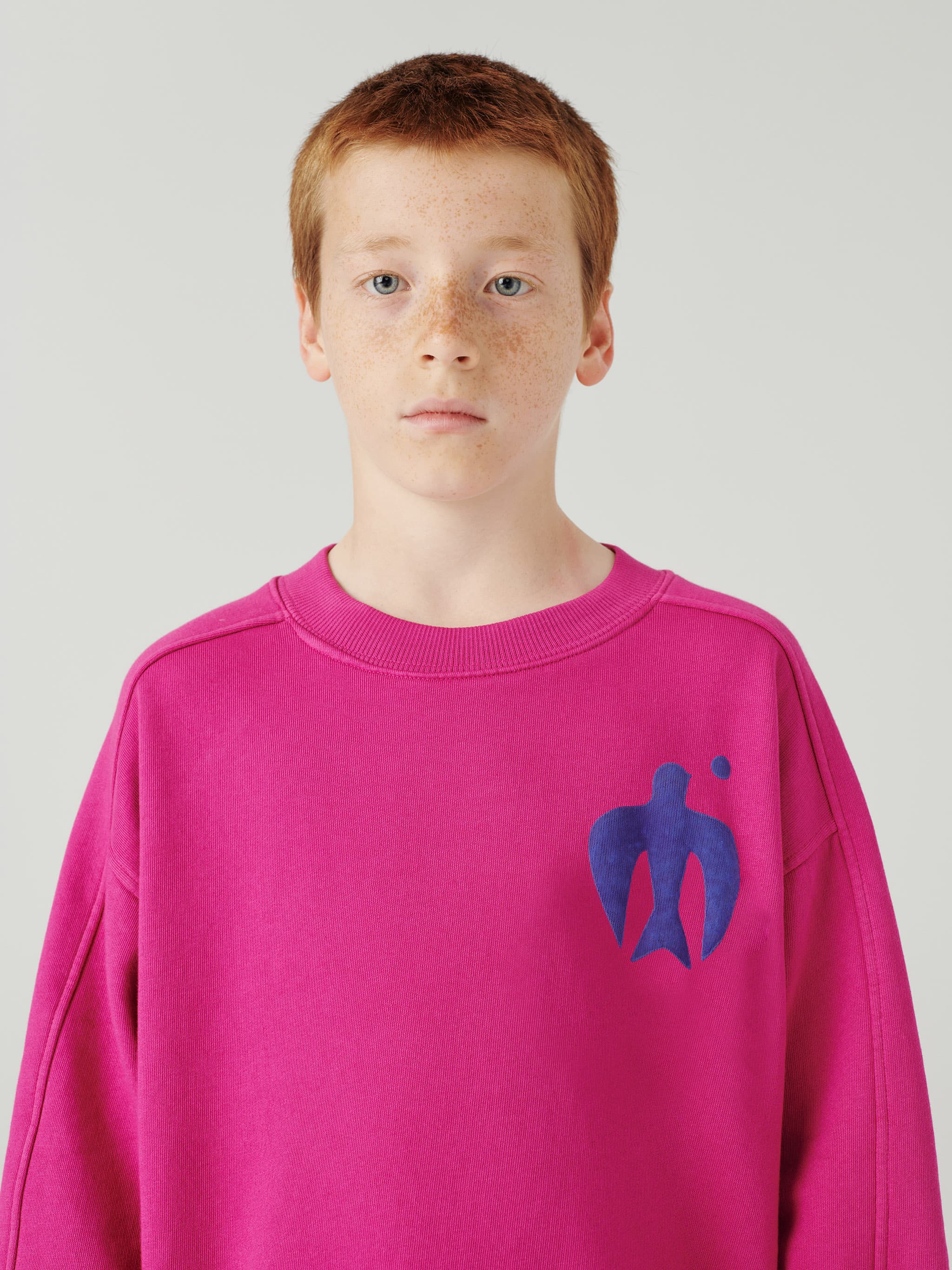 True Artist-Sweatshirt-Deep Fuchsia