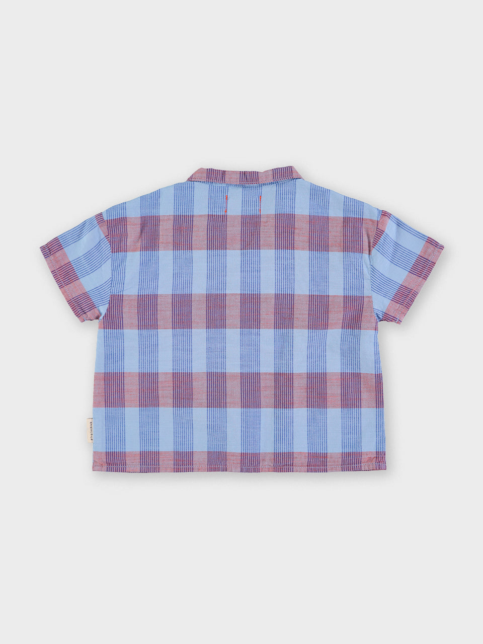 piupiuchick - hawaiian shirt - blue checkered