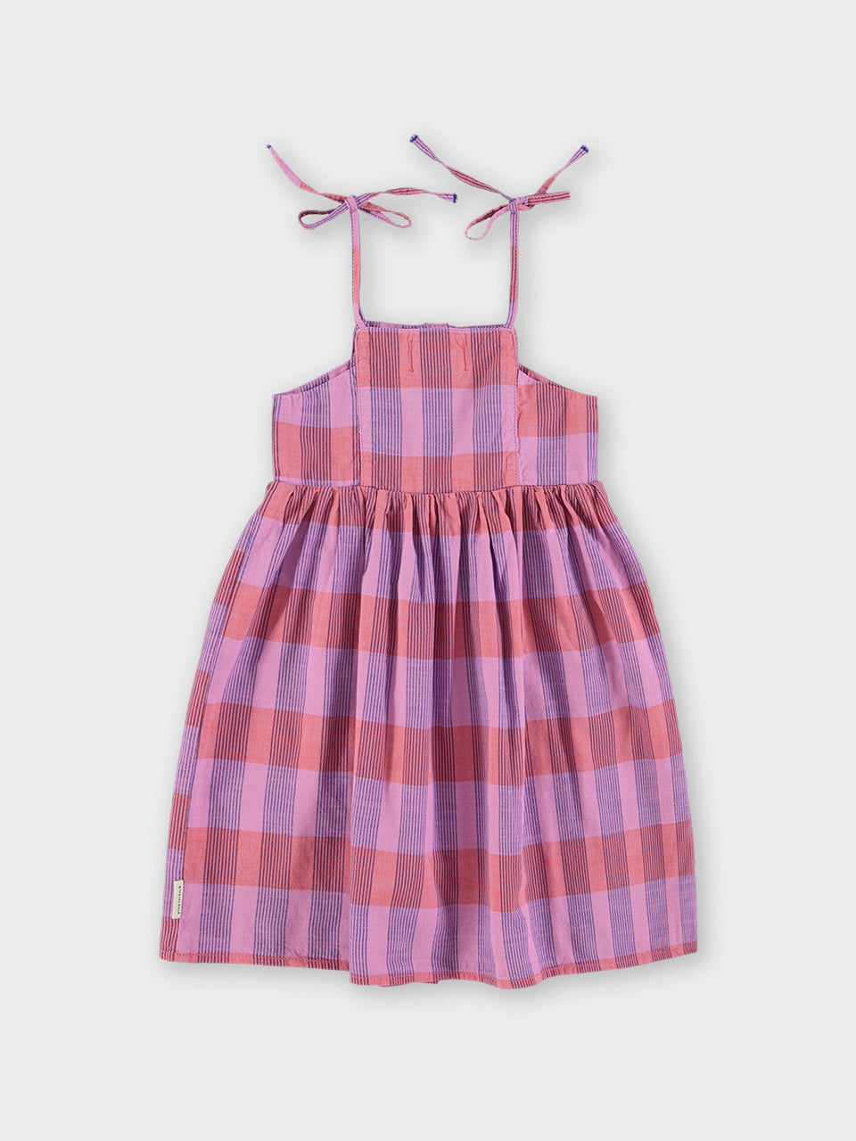 piupiuchick - long dress - lavender checkered