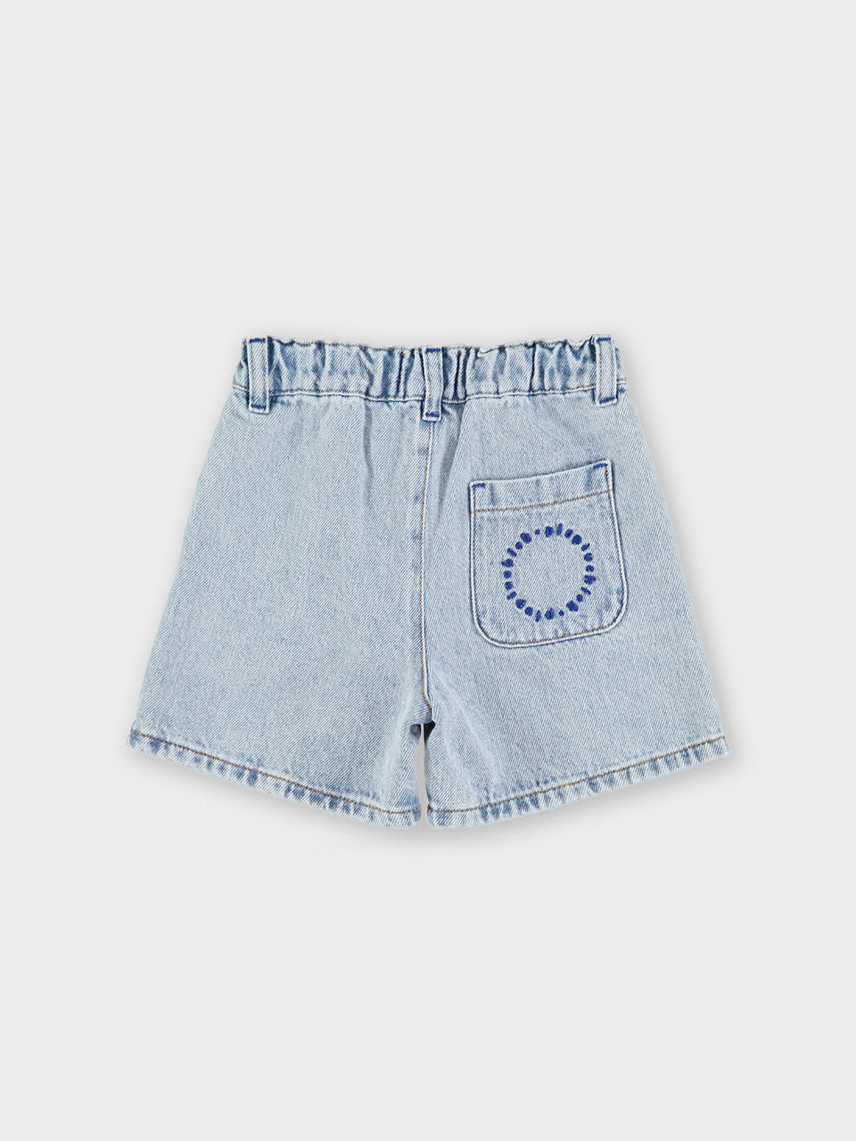 piupiuchick - shorts - washed blue denim