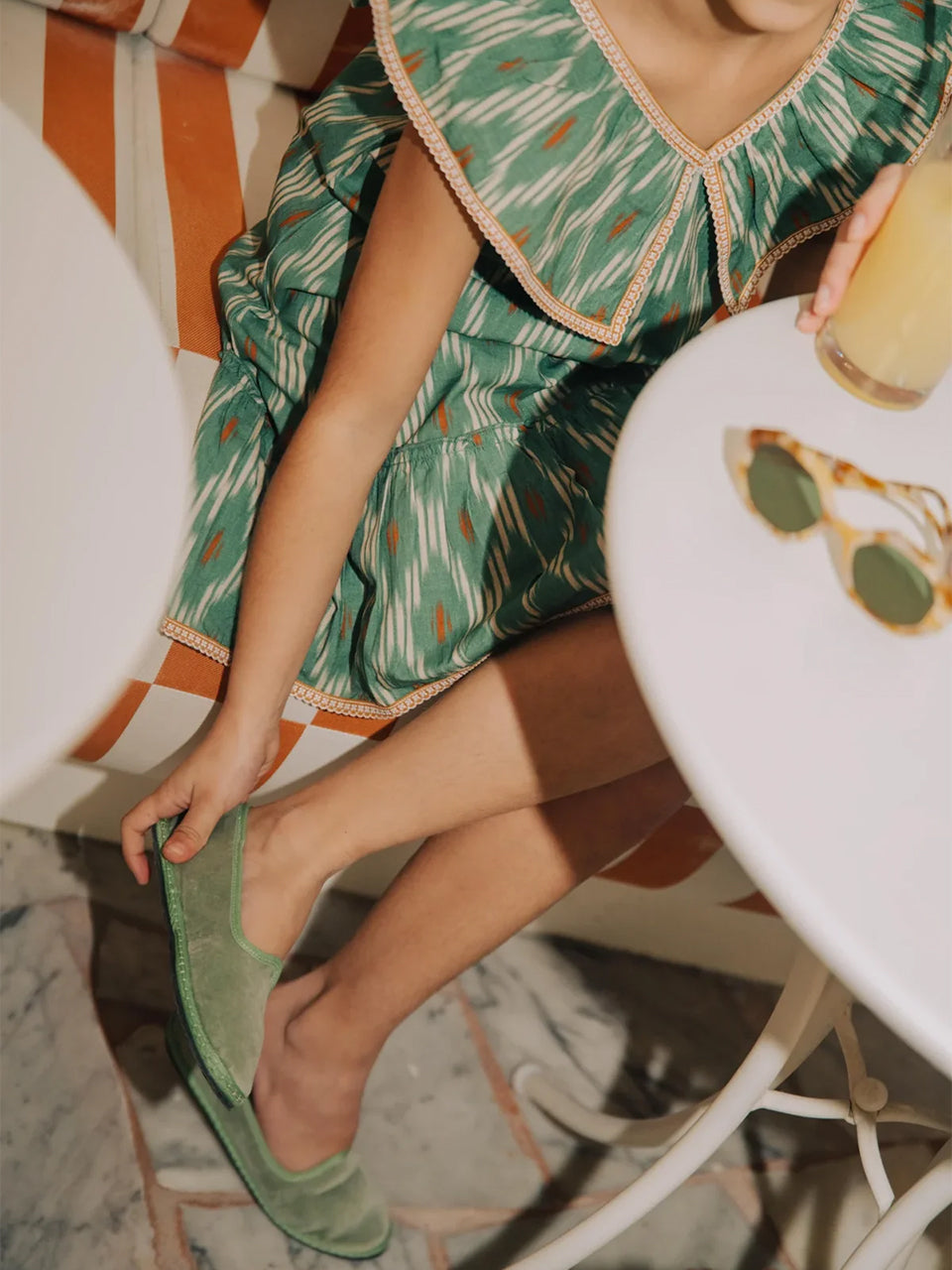 Bandits á la Créme - Robe Alba Motifs Ikat
