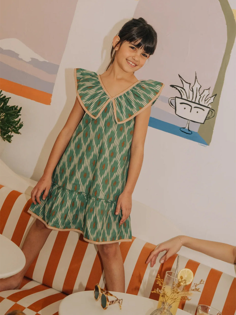 Bandits á la Créme - Robe Alba Motifs Ikat