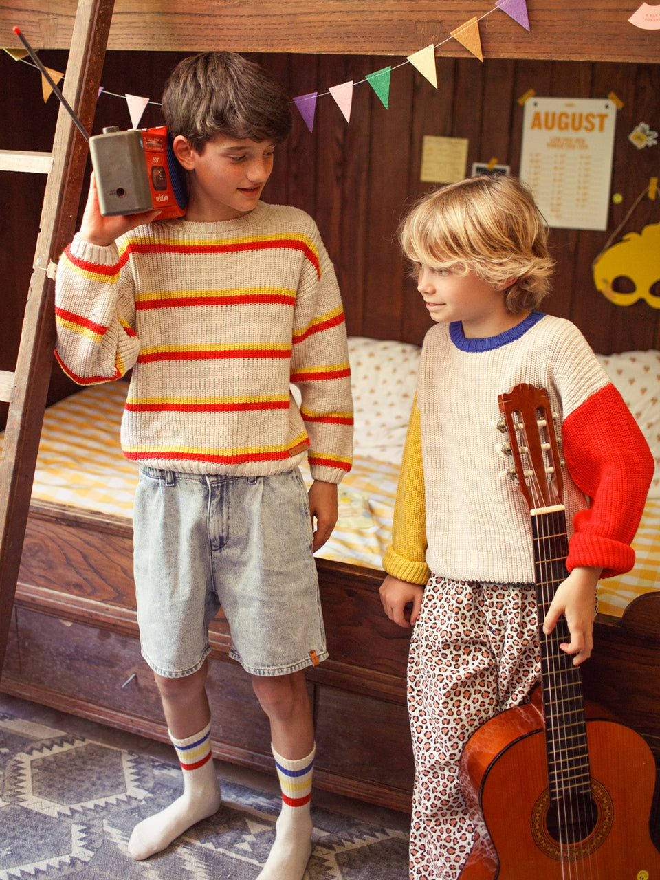 piupiuchick - knitted sweater - multicolor