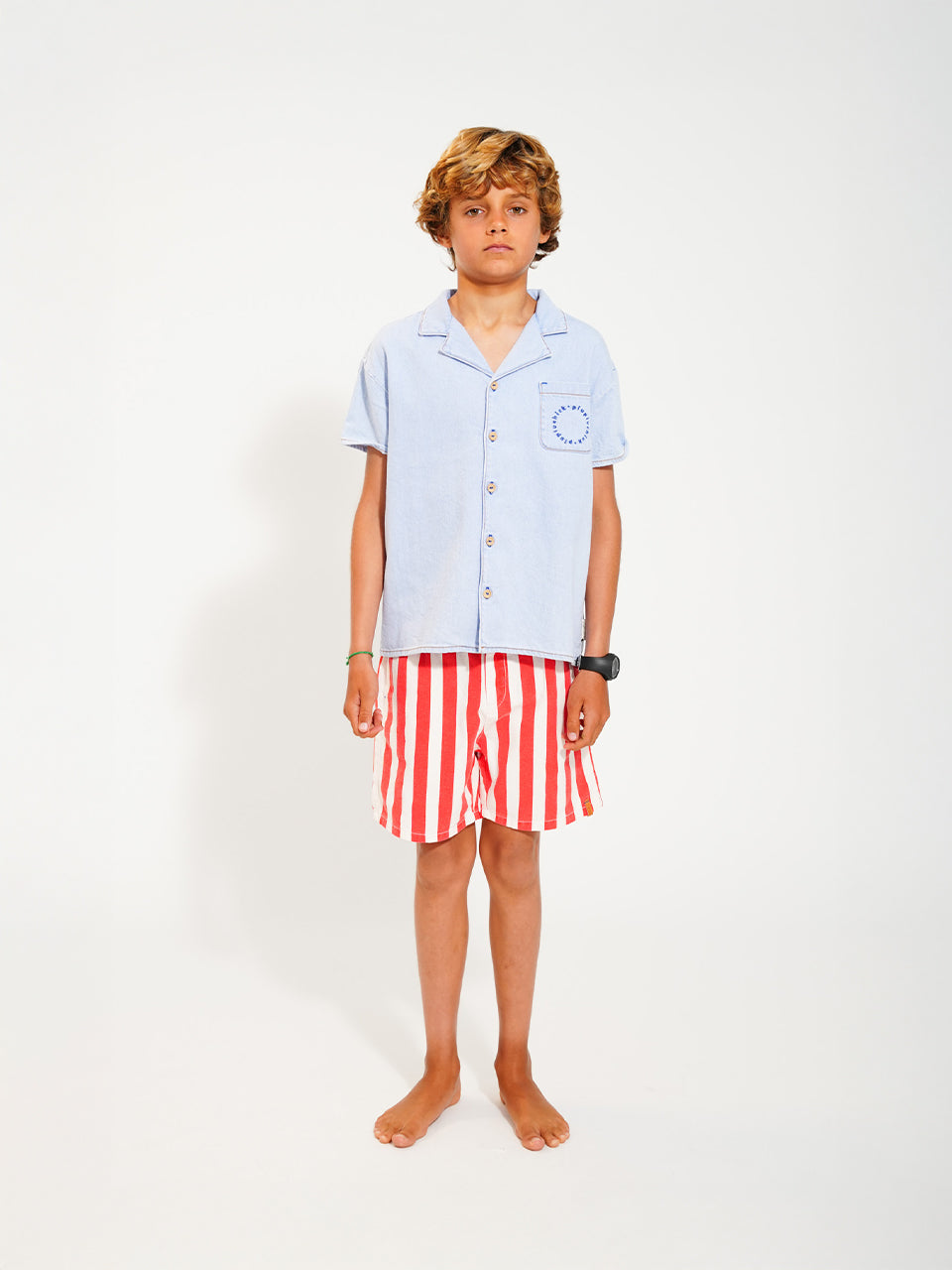 piupiuchick - shorts - red & white stripes