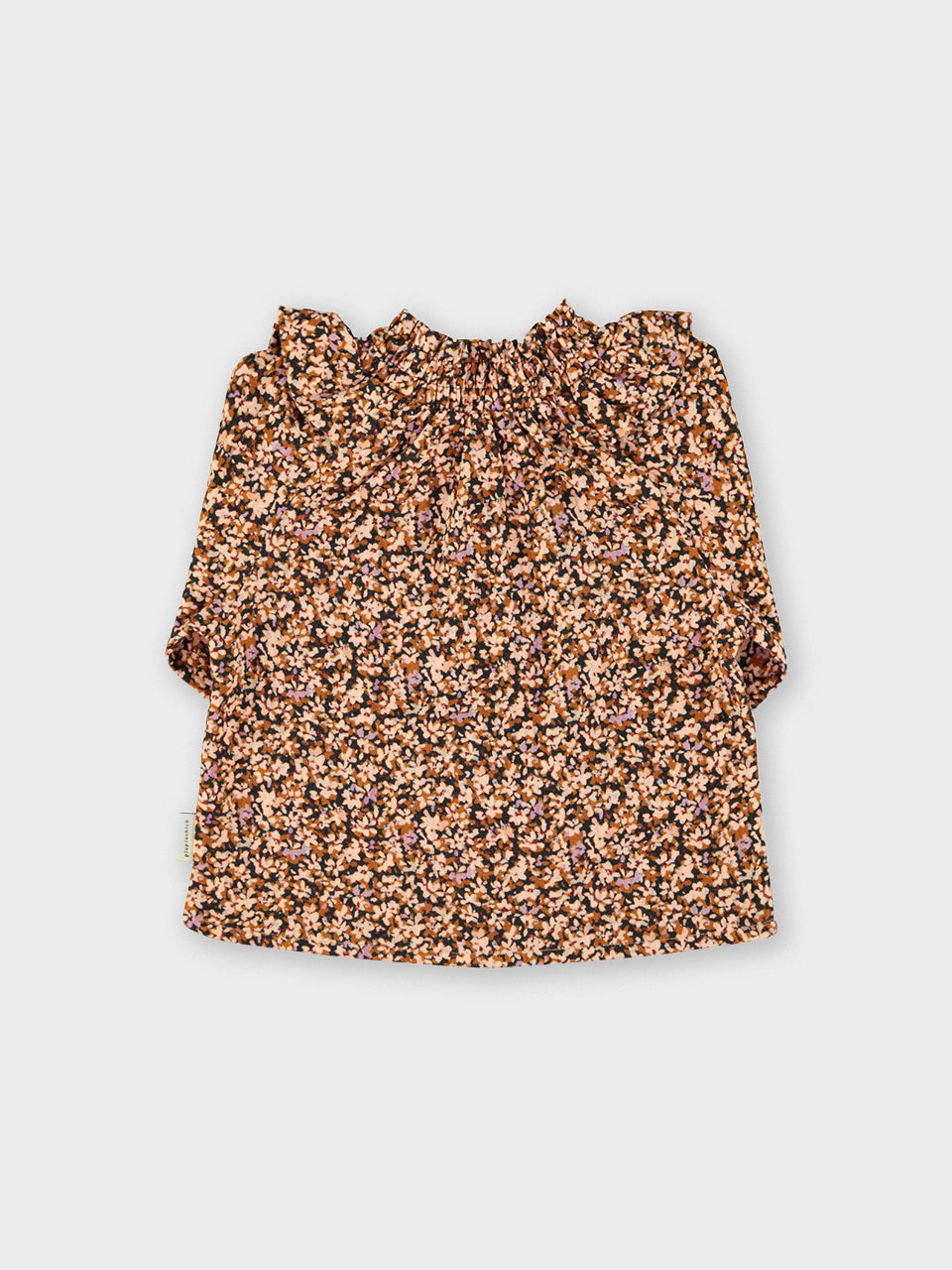 Piupiuchick - Blouse - Light pink & brown flowers