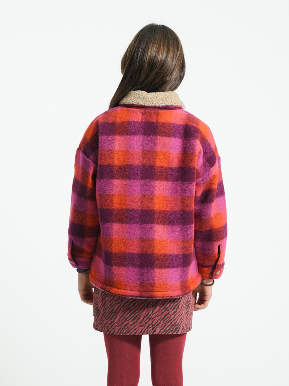 Piupiuchick - Jacket  - Pink & orange checkered