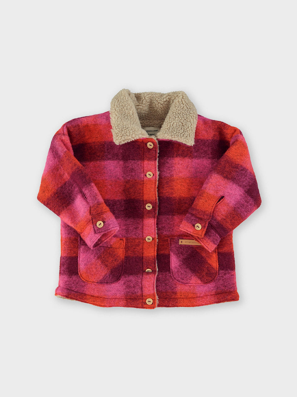 Piupiuchick - Jacket  - Pink & orange checkered