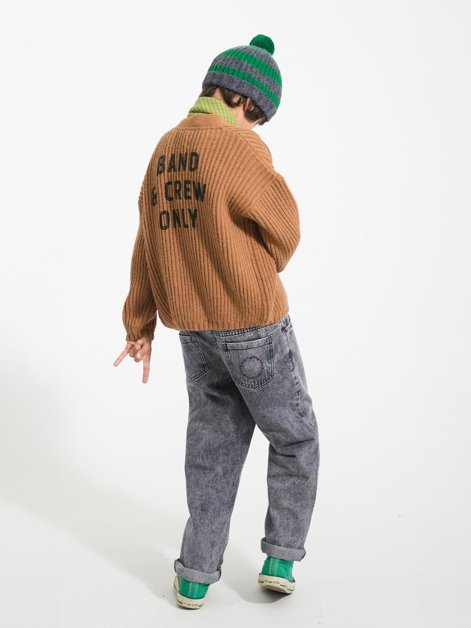 Piupiuchick - Unisex trousers - Washed black denim